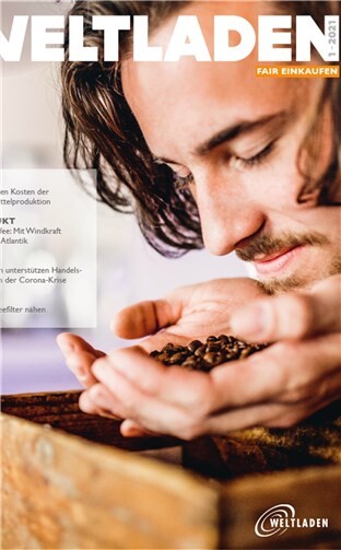 In der neuesten Ausgabe des Weltladen-Kundenmagazins finden die Leser alles über fair gehandelten Kaffee - und wie der Segelkaffee seinen Weg nach Deutschland findet. Quelle: Weltladen Linz