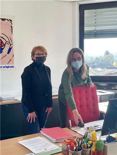 In der vergangenen Woche tauschten sich Siglinde Hornbach-Beckers, Fachbereichsleiterin für den Fachbereich Jugend, Soziales und Gesundheit der Kreisverwaltung Ahrweiler und Susanne Müller, SPD-Landtagsabgeordnete, zu den Auswirkungen der Flutkatastrophe als auch den Folgen der Corona-Pandemie aus.Foto: privat