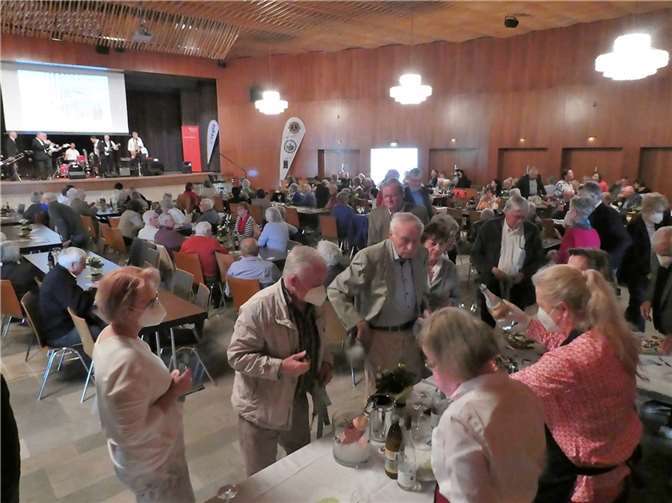 In der vollbesetzten Rheinbacher Stadthalle präsentierten Ende April die Hot Jazz Boys aus Meckenheim ihr reichhaltiges Repertoire. Foto: privat