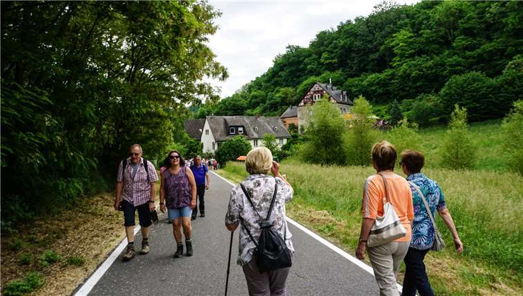 In der wunderschönen Landschaft führte der Weg von einer historischen Mühle zur anderen.Fotos: EP