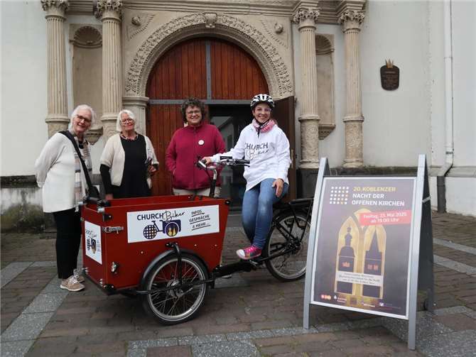 In diesem Jahr feiert das Church-Bike Premiere bei der Nacht der offenen Kirchen in Koblenz.  Foto: Bistum Trier/Julia Fröder