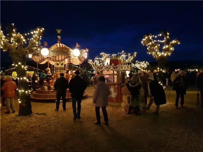 In diesem Jahr findet wieder ein Weihnachtsmarkt im Kurpark statt.Foto:Tourist-Information Bad Breisig