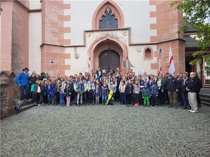 In diesem Jahr haben sich die Stämme aus Speicher, Müllenbach-Laubach, Valwig und dem Forster Kirchspiel an der Wallfahrt beteiligt.  Foto: privat