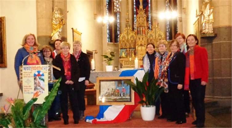 In diesem Jahr hatten Frauen aus Kuba das Motto des Weltgebetstags vorgegeben, das auch die Mendiger Frauen aufgriffen. privat