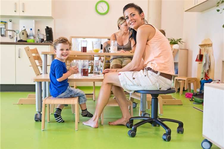 In dieser Einrichtung stand auch die Gesundheit der Mitarbeiterinnen und Mitarbeiter der Einrichtung im Fokus.