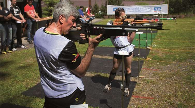 In dieser Runde musste im Stehen geschossen werden. -WT-