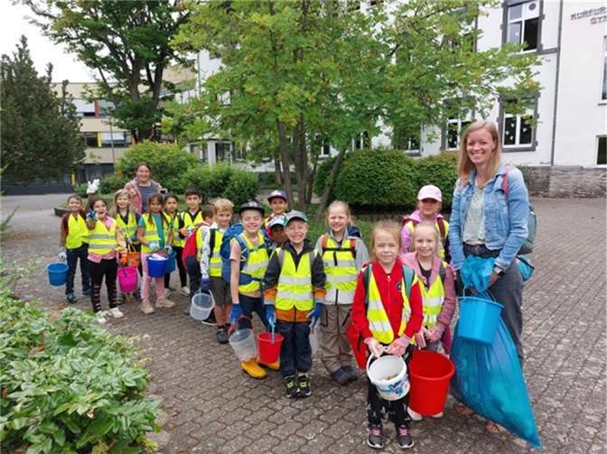 In einem Bestreben, mehr Menschen für Umweltfragen zu sensibilisieren, organisierte Natalie Karij ein dreitägiges Nachhaltigkeitsprojekt mit den Schülern der Grundschule Hasenfänger in Andernach, das vom 28. Juni bis zum 30. Juni 2023 stattfand. Foto: privat