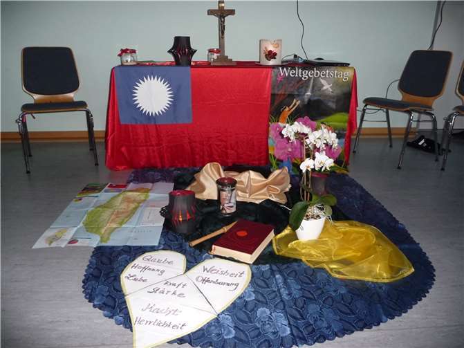 In einem Herzenspuzzle wurden Gedanken zum Bibeltext des Apostel Paulus in seinem Brief an die Epheser aufgegriffen und anschaulich gemacht.  Foto: privat