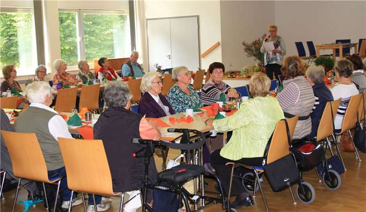 In einem Rückblick auf das Jahr 2018 erinnerte Rita Herz an die bisherigen gemeinsamen Momente.privat