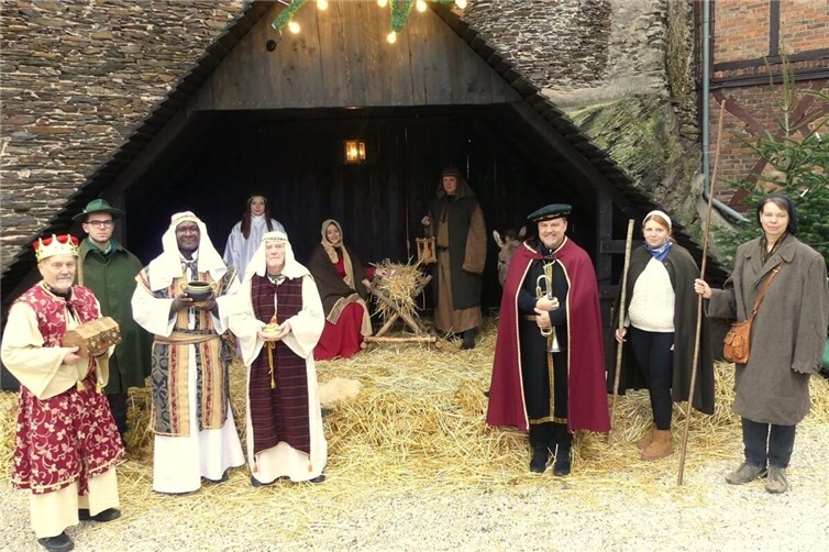 In einem Viehstall brachte Maria das Jesuskind zur Welt. Zu den ersten Besuchern zählten die drei Weisen aus dem Morgenland. Fotos: TE