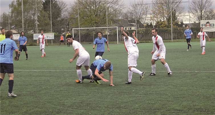 In einem ausgeglichenen Spiel war für Merl nichts zu holen. privat