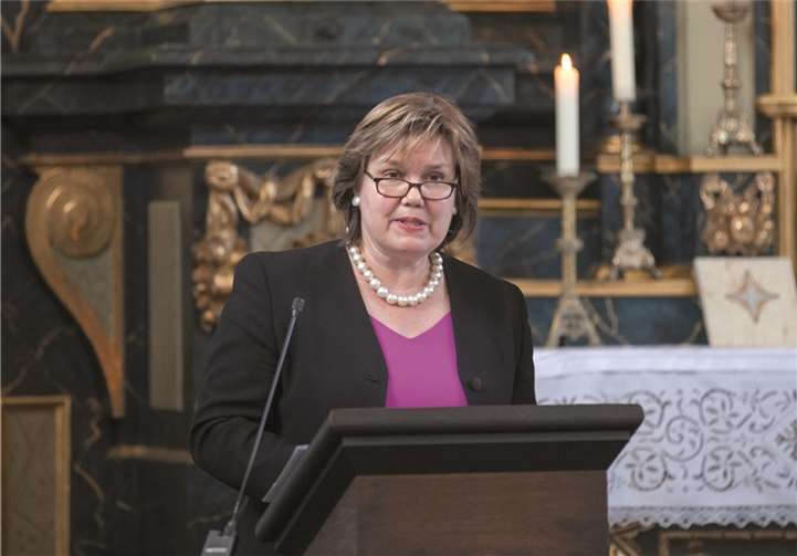 In einem interessanten Vortrag zeichnete Dr. Barbara Hausmanns die Lebensstationen des Startenors Anton Raaf nach, der in diesem Jahr seinen 300. Geburtstag gefeiert hätte.-Jost-