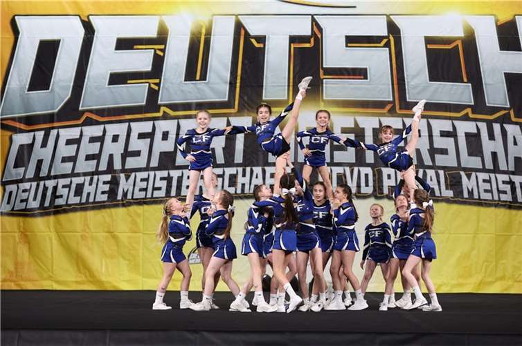In einem starken Teilnehmerfeld wurdendie CheerForce Twinkles Deutscher-Vize-Pokalmeister. Foto: AllstarNewMedia/TomLorenz