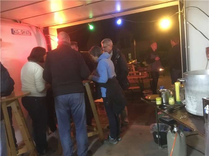 In einer Garage fand man Unterschlupf.Fotos: privat