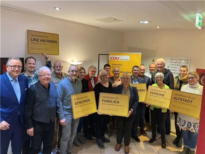 In einer Mitgliederversammlung des CDU-Stadtverbandes Linz wurden die Weichen für die Kommunalwahl am 9. Juni 2024 gestellt.  Foto: Deborah Schäfer