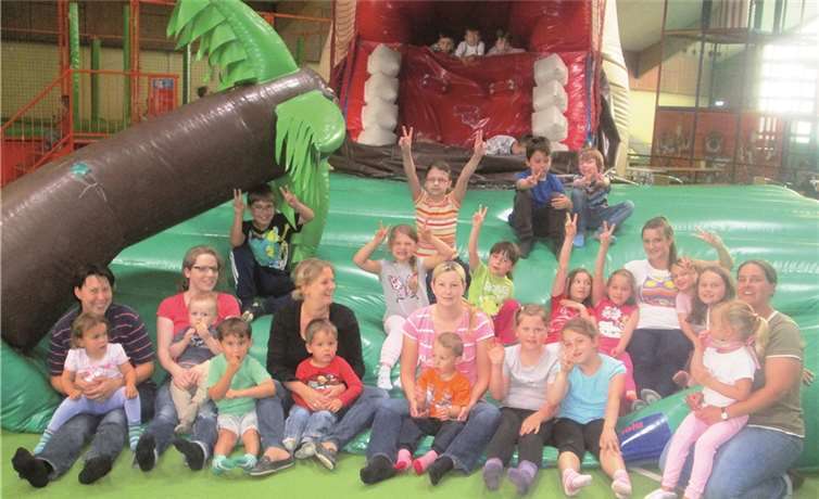 In einer aufregenden Kulisse wurde die letzte Turnstunde vor den Ferien für alle zu einem Erlebnis. privat