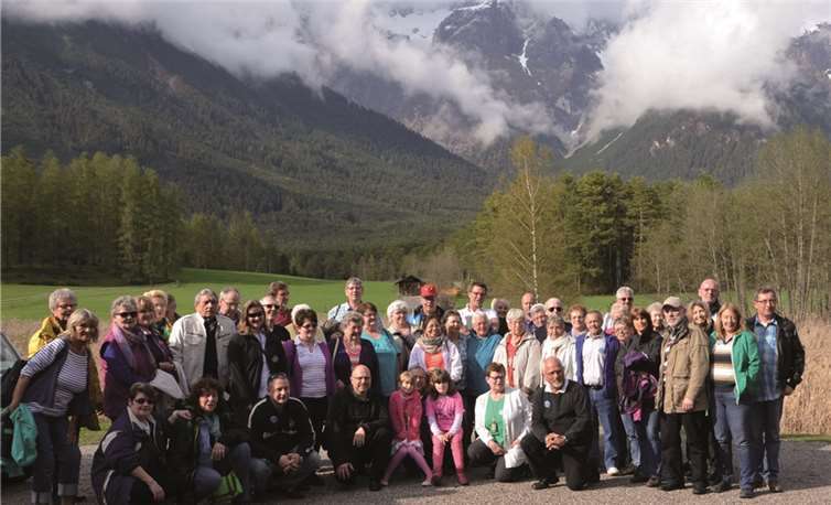 In einer herrlichen Landschaft verbrachte die Reisegruppe der Weißergasser Kirmesgesellschaft und des MGV Viktoria 1894 zwei erlebnisreiche Tage. privat