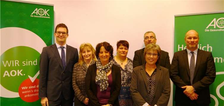 In einer kleinen Feierstunde wurden die langjährigen Mitarbeiter geehrt. privat