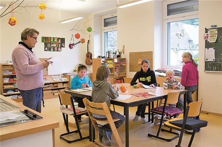 In einer ruhigen Atmosphäre können die Kinder zielgerichtet gefördert werden. privat