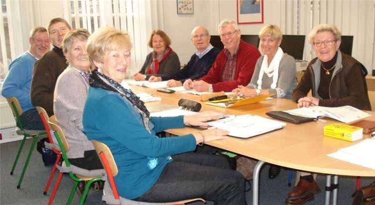 In einer überschaubaren Runde lernt es sich am schnellsten. privat