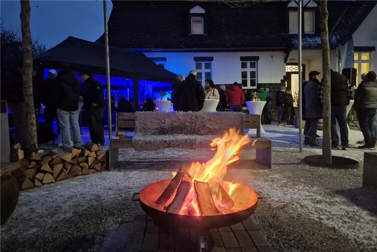 In entspannter Atmosphäre kann man ins Gespräch kommen.