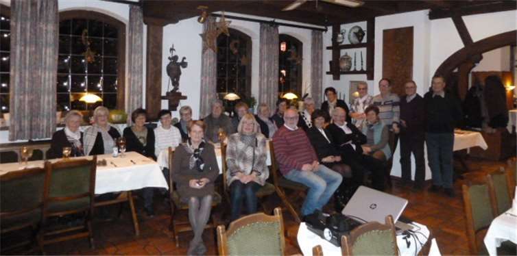 In gemütlicher Atmosphäre verbrachten die Müdener VdK’ler einen schönen Abend. Privat