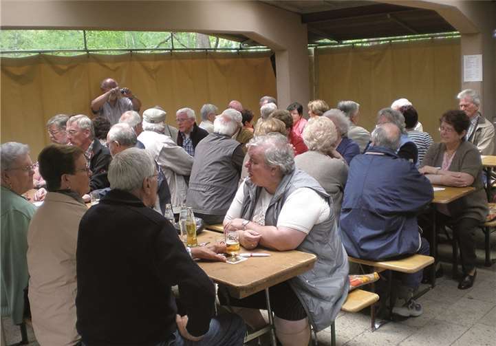 In gemütlicher Runde konnte der Gesangverein Concordia Kruft am Angelweiher ein paar schöne Stunden verbringen.privat