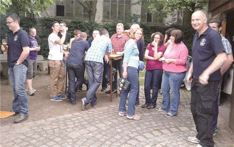 In gemütlicher Runde konnte ein schöner Abend verbracht werden. privat