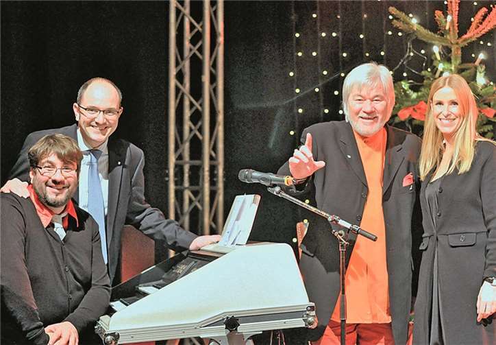 In guter Stimmung: Johannes Fischer, Thomas Than, Peter Petrel und Claudia Probst.