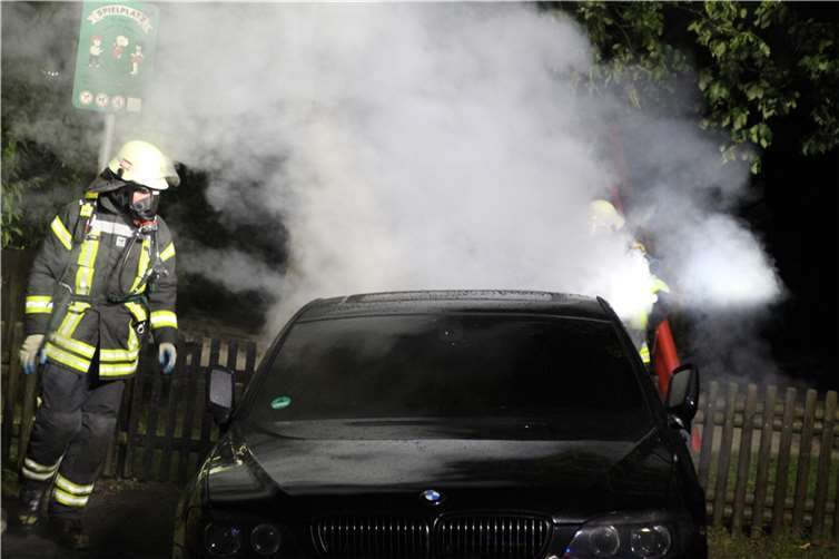 In kürzester Zeit hatten die Einsatzkräfte das Feuer gelöscht.