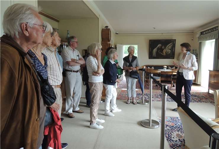 In privater Atmosphäre wurden auch Staatsgäste empfangen.