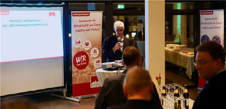 In seiner Begrüßung hob der Vorsitzende Reiner Friedsam hervor, dass 2019 für Sinzig und die Aktivitäten ein gutes Jahr war. Fotos: KG