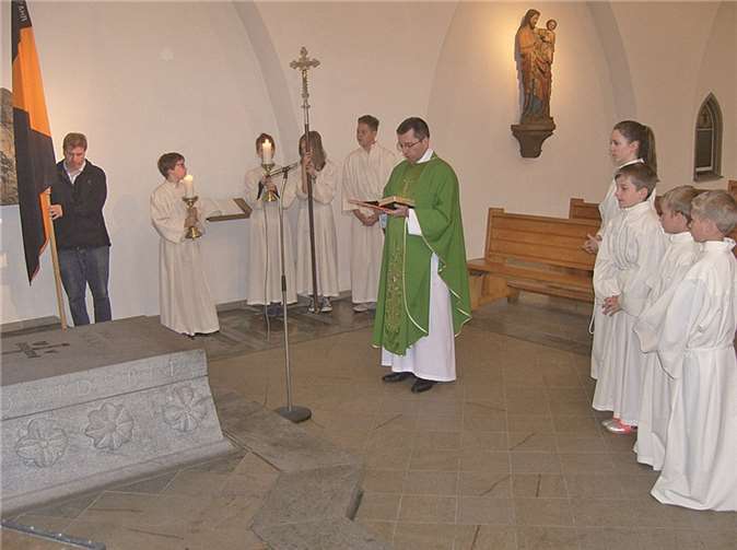 In seiner Predigt betonte Präses Dillenburg die besondere soziale Verantwortung und das christliche Bekenntnis.