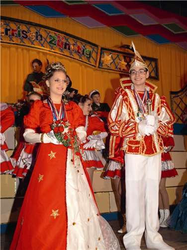 In traumhaften Kostümen präsentierte sich das Kinderprinzenpaar aus Oberbieber. Prinzessin Chantal II und Prinz Hagen I.-US-