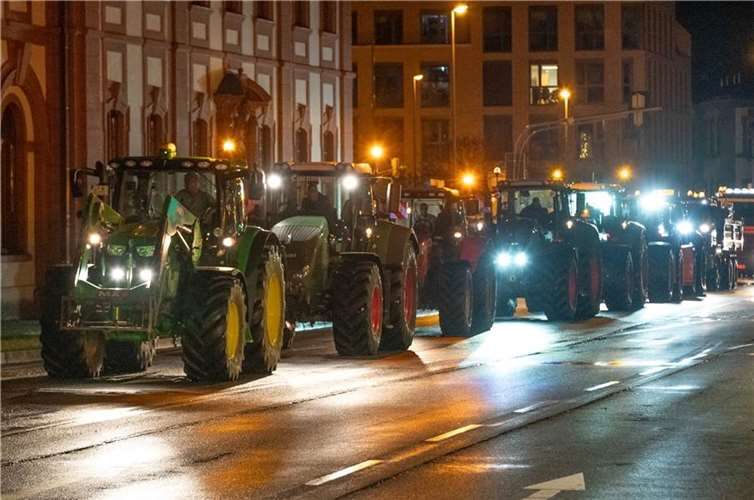 In vielen weiteren Städten demonstrierten bereits die Landwirte. Foto: Archiv / SCH