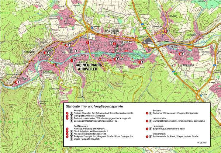 Info-Punkte in Bad Neuenahr-Ahrweiler. Foto: Stadt Bad Neuenahr-Ahrweiler