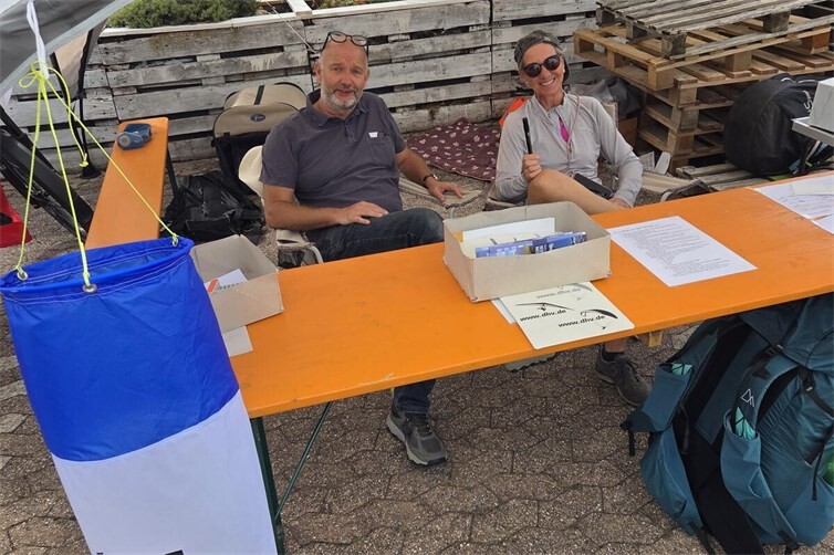 Infostand am Fliegerfest