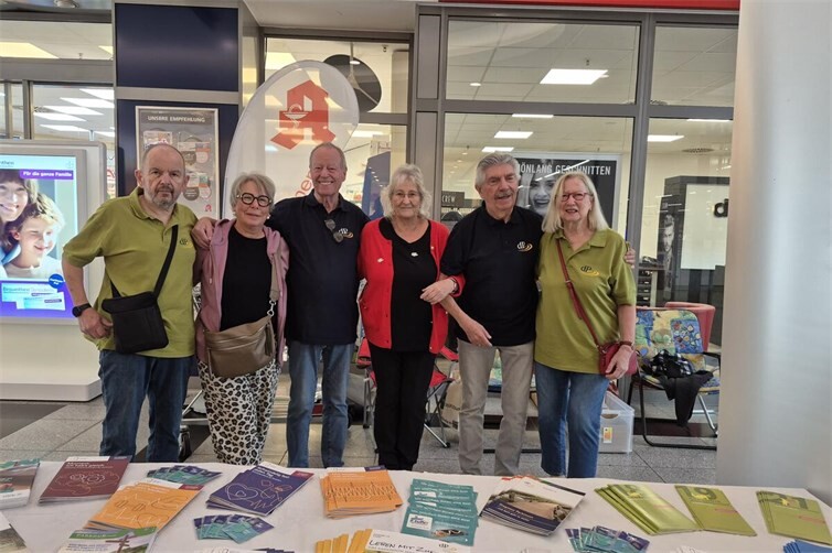 Infostand der Parkinson Selbsthilfegruppe Neuwied