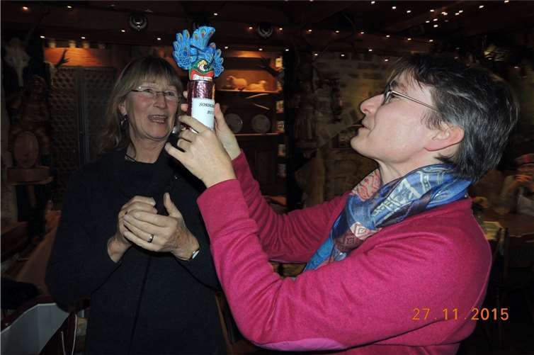 Inge Gaebel erhielt den Sonderbrisi.Privat