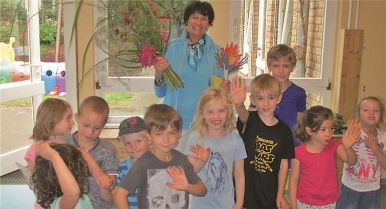 Ingeborg Bersch leitet seit neun Jahren die Französisch-AG.privat