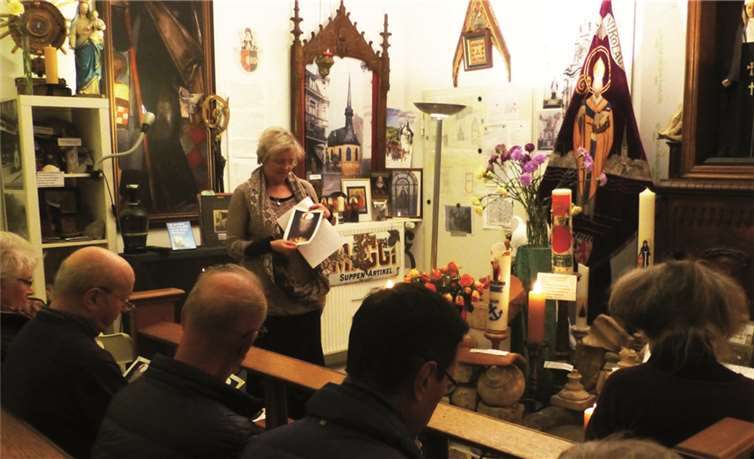 Ingeborg Rathofer hielt eine Ökumenische Andacht in der Gertrudiskapelle im Frauenmuseum.privat