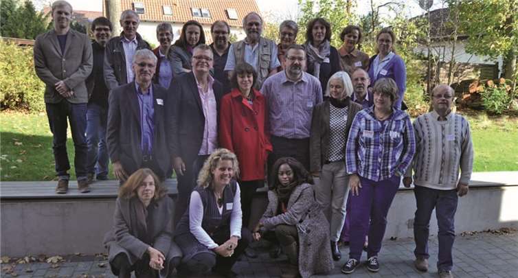 Ingo Binnewerg, Beata Thewes und Richard Klasen von der Sinziger Fairtrade Gruppe beim Mainzer Fairtrade-Treffen. privat