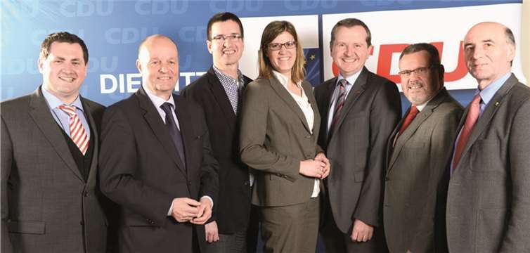 Ingo Dominik, MdL Dr. Adolf Weiland, Christoph Stoffel, Katja Schüller, Jörg Meurer, Helmut Hannes und Rudi Zenz.privat