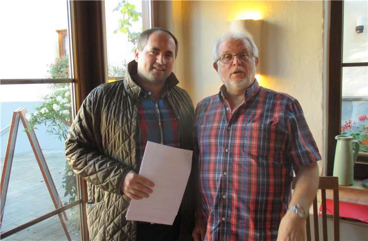 Ingo Dominik (VdK) und Norbert Steinmetz (plus/minus 60 aktiv e.V.).Privat
