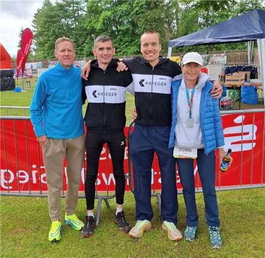 Ingo Neumann, Enrico Benzio, Martin Stahl und Sabine Neumann. Foto: privat