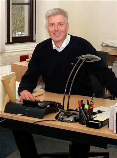 Ingo Steinhausen richtet sich ein als neuer Direktor des Amtsgerichts.Foto: Landgericht Koblenz