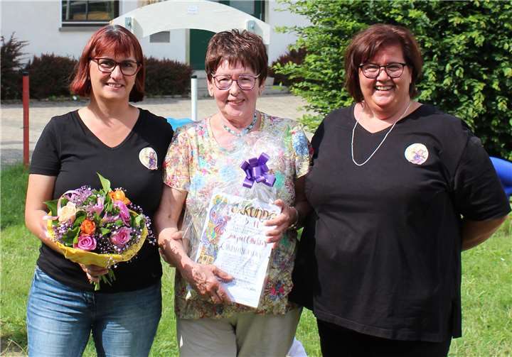 Ingrid Dickers wurde zur neuen Ehrenvorsitzenden ernannt. Foto: privat