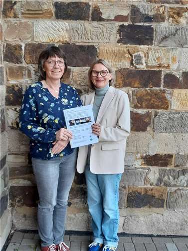 Ingrid Neubusch (l.) und Ute Remshagen (r.) freuen sich auf neue Ehrenamtliche, die die Nachbarschaftshilfe unterstützen möchten.  Foto: Viktoria Hoffmann