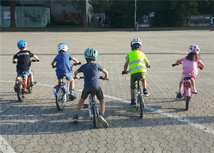 Initiiert durch den Elternausschuss beteiligte sich die Kita Hellenbach aus Westum erstmalig an der deutschlandweiten Aktion Stadtradeln des Klima-Bündnisses.Foto: privat