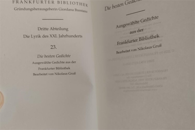 Innenansicht des Buchs